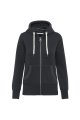 Dames Hoodie met rits Vintage Kariban KV2307 VINTAGECHARCOAL